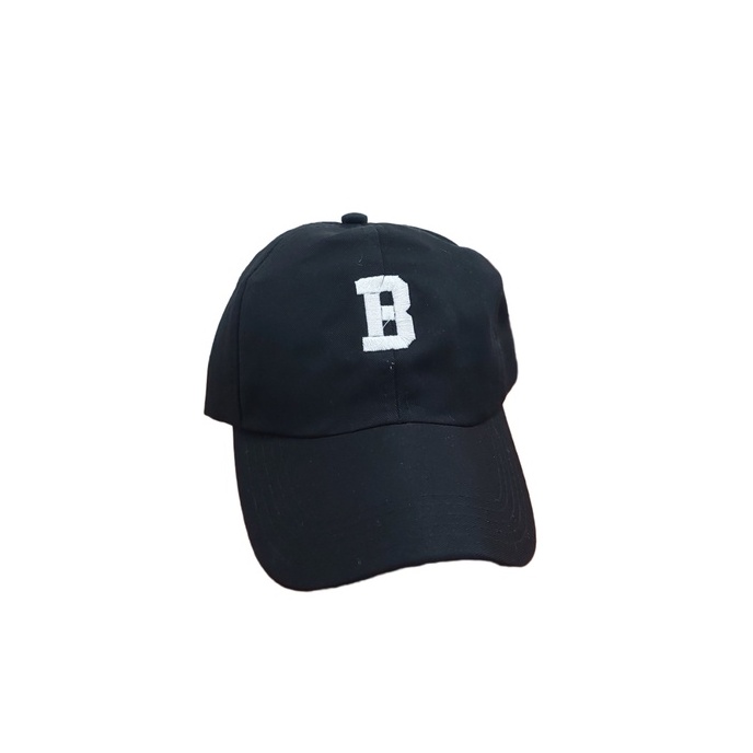 Topi Baseball Alphabet / Topi Bordir Huruf Ring Besi Laki Perempuan Remaja Dewasa Kualitas Distro Premium