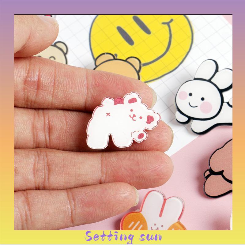 COD✨CUTE PIN BROOCH PIN BROS ACRYLIC AKRILIC KOREAN STYLE CUTE IMPORT / PIN TAS LUCU TN