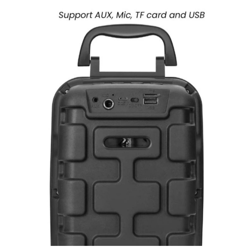 Speaker Bluetooth Karaoke Soonbox S25 Microphone Mik Kabel