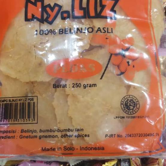 

✨SHOPEE MALL✨ Emping Belinjo Pedas Mentah 250gr gas !!