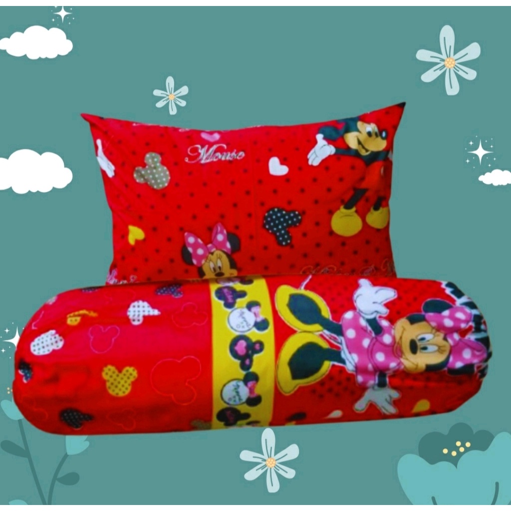 ( BAYAR DITEMPAT ) SARUNG BANTAL DAN GULING TIDUR MURAH PROMO KARAKTER Homemade