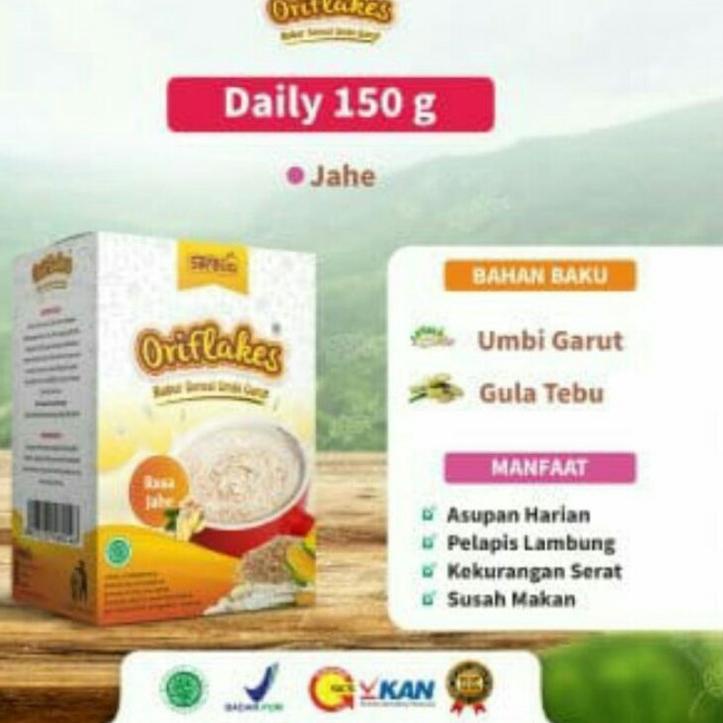

TRXO4a4Z--Oriflakes Daily Drink Sereal Umbi Garut Minuman Sehari-hari isi 5 Sachet Bisa COD