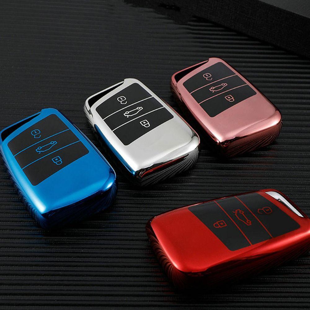 Top Remote Key Case New Aksesoris Mobil Skin Key Fob Cover