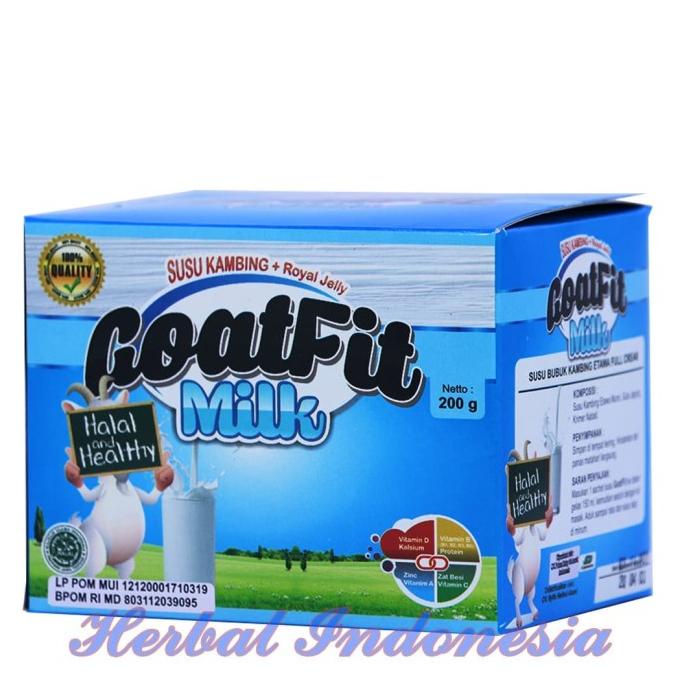 

DISKON SUSU KAMBING ETAWA GOATFIT MILK ORIGINAL 10 SACHET / GOAT FIT SALE