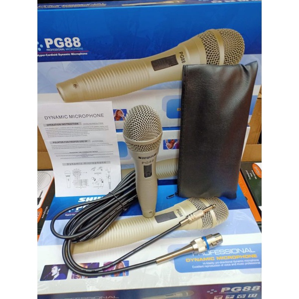 Mic Microphone kabel Shure PG 88 PG88 mic kabel mik