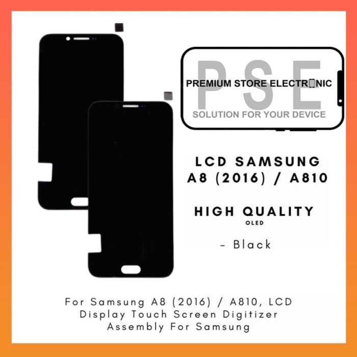 LCD Samsung A8 A810 2016 OLED Fullset Touchscreen Garansi 1 Bulan