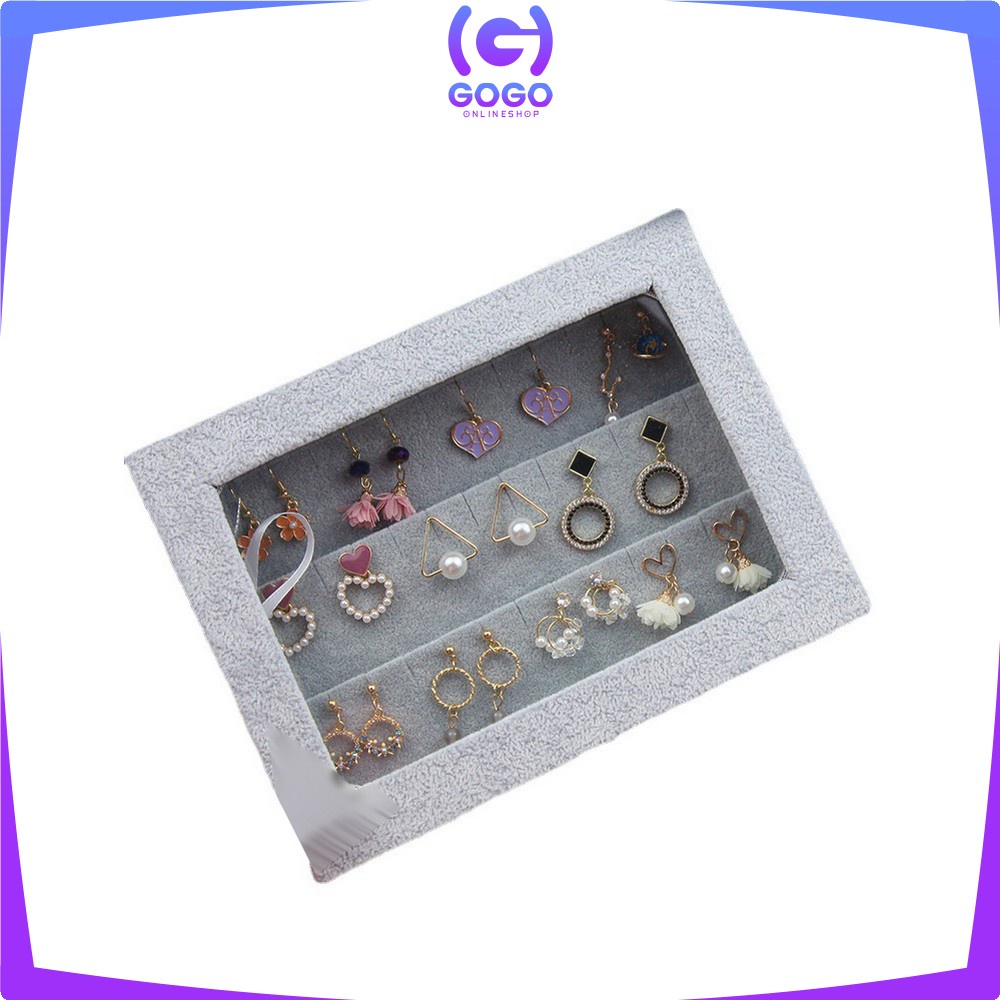 GOGO-K22 Kotak Perhiasan Seserahan Jewelry Box Cincin Kalung Tempat Penyimpanan Aksesoris Wanita