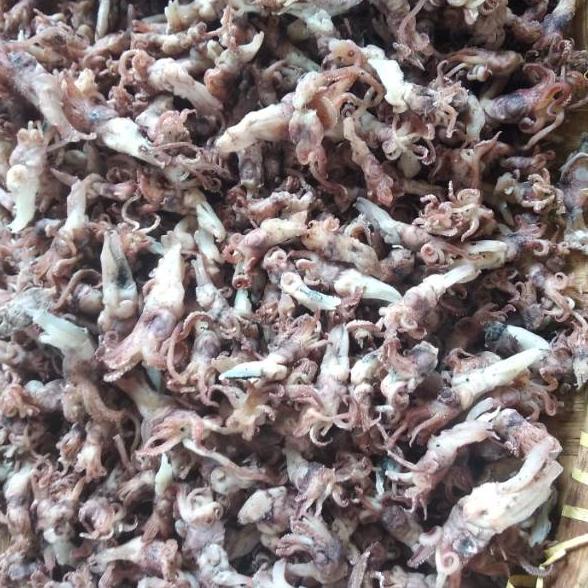 

10.10 SALE Kepala cumi kering 250gr(kecil2) serbuuu !