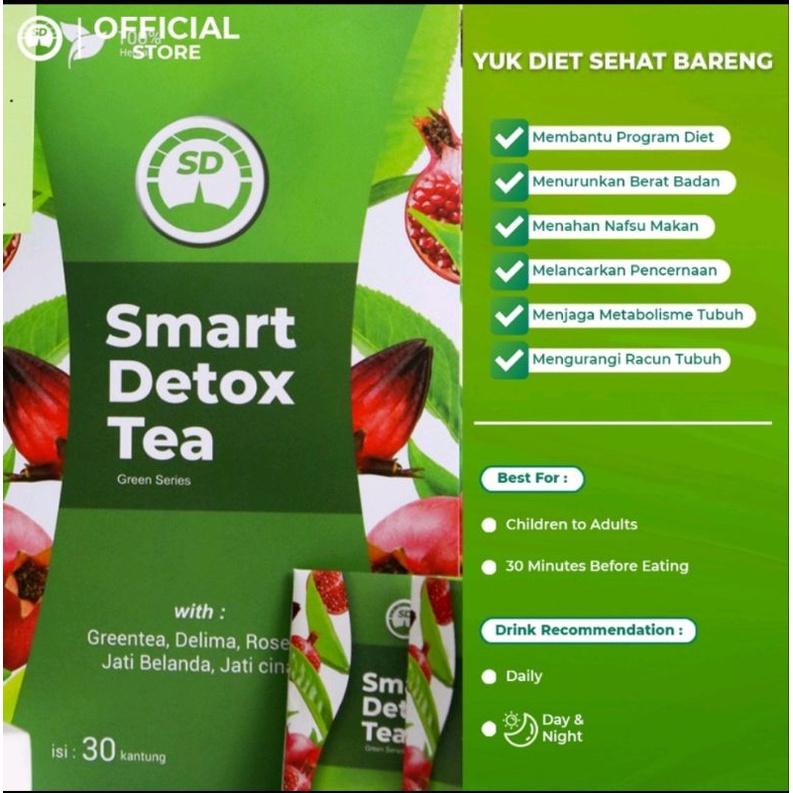 SMART DETOX TEA SDT SLIMMING TEA TEH PELANGSING BADAN DETOX LEMAK