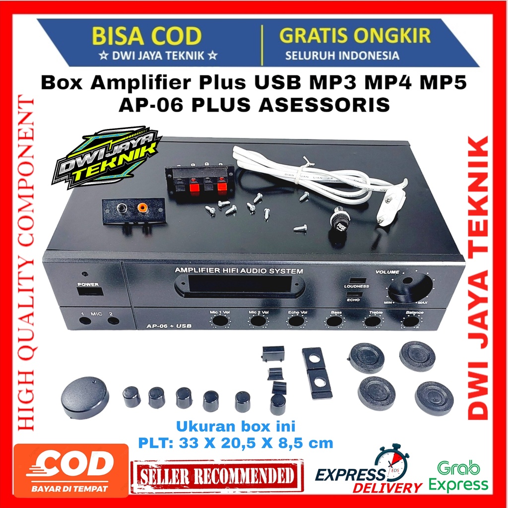 BOX AMPLIFIER AP 06 USB PLUS ASSESORIS