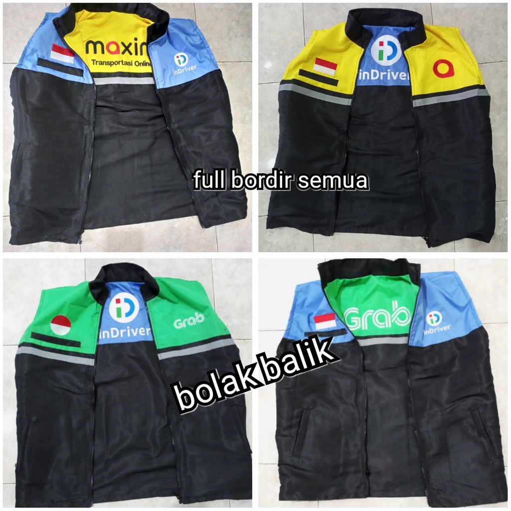 Kaos indriver jaket indriver bukan ini rompi indriver bolak balik GRAAAAAAB