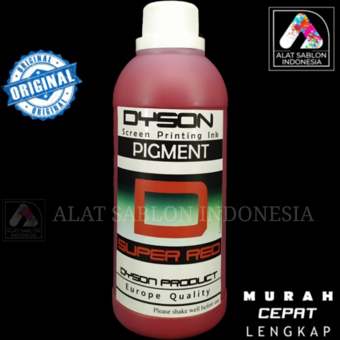 

Produk Biang Warna Sablon Merah Pigmen Red Dyson 500Gr Bagus