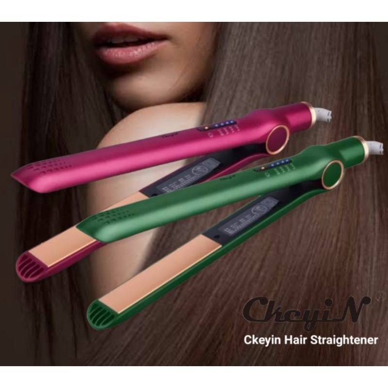 Catok Ckeyin Terbaru pelurus dan pengeriting rambut catokan ckeyin 2in1 Ori