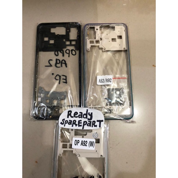 bezel bezzel tutup mesin tulang tengah oppo a52/oppo a92/oppo a72 4g