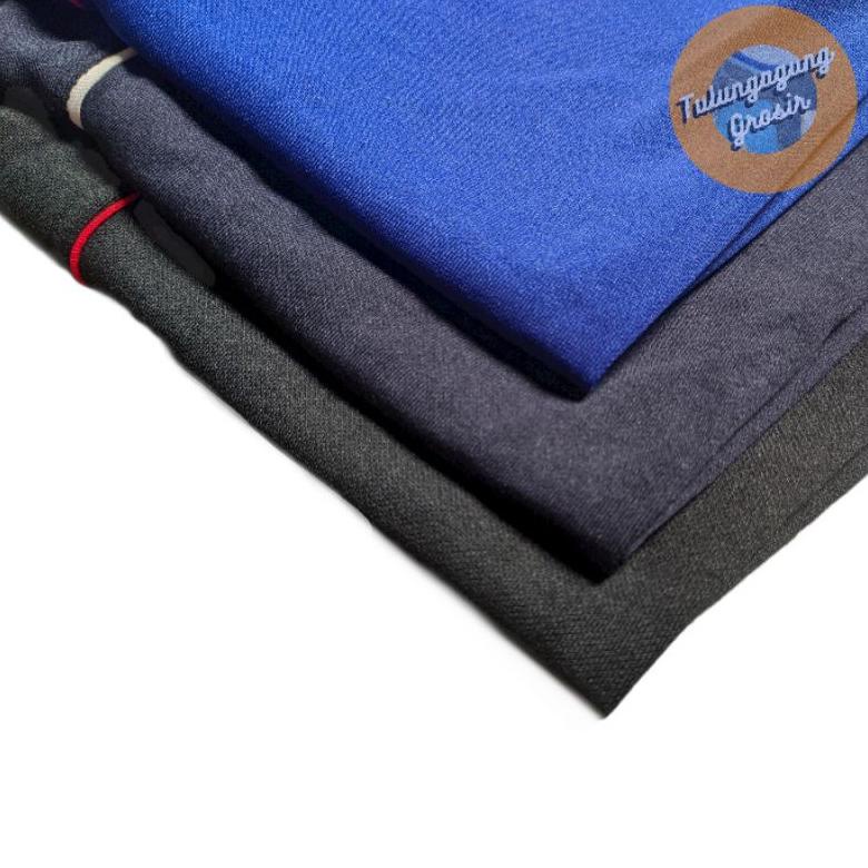 [Art. Q7005] Celana Panjang / Training Jogger Murah Pria Wanita XL