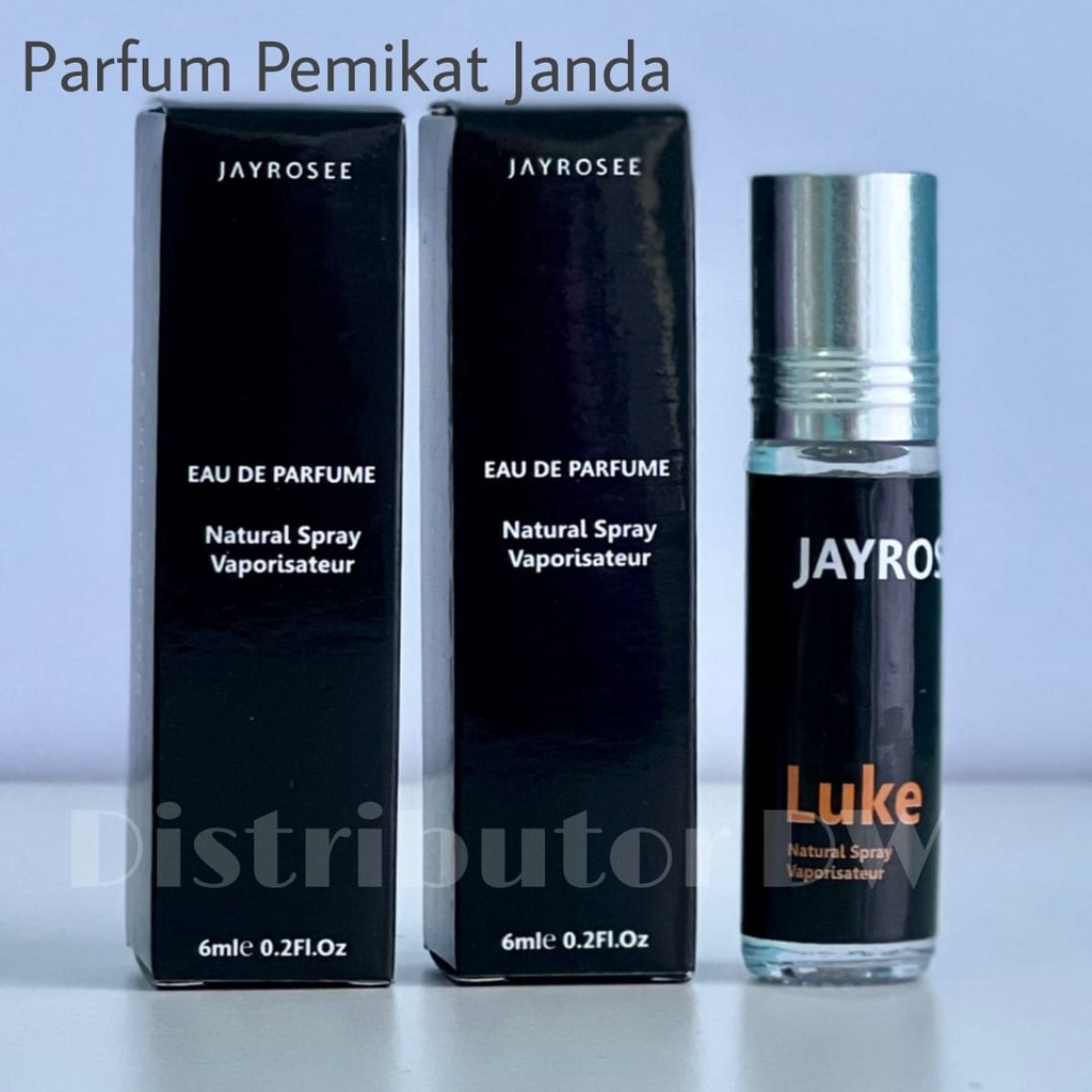 Parfum Jayrosse Luke Roll On Bibit 6ml tahan Lama Seharian Original Eau De Parfume Dengan Box