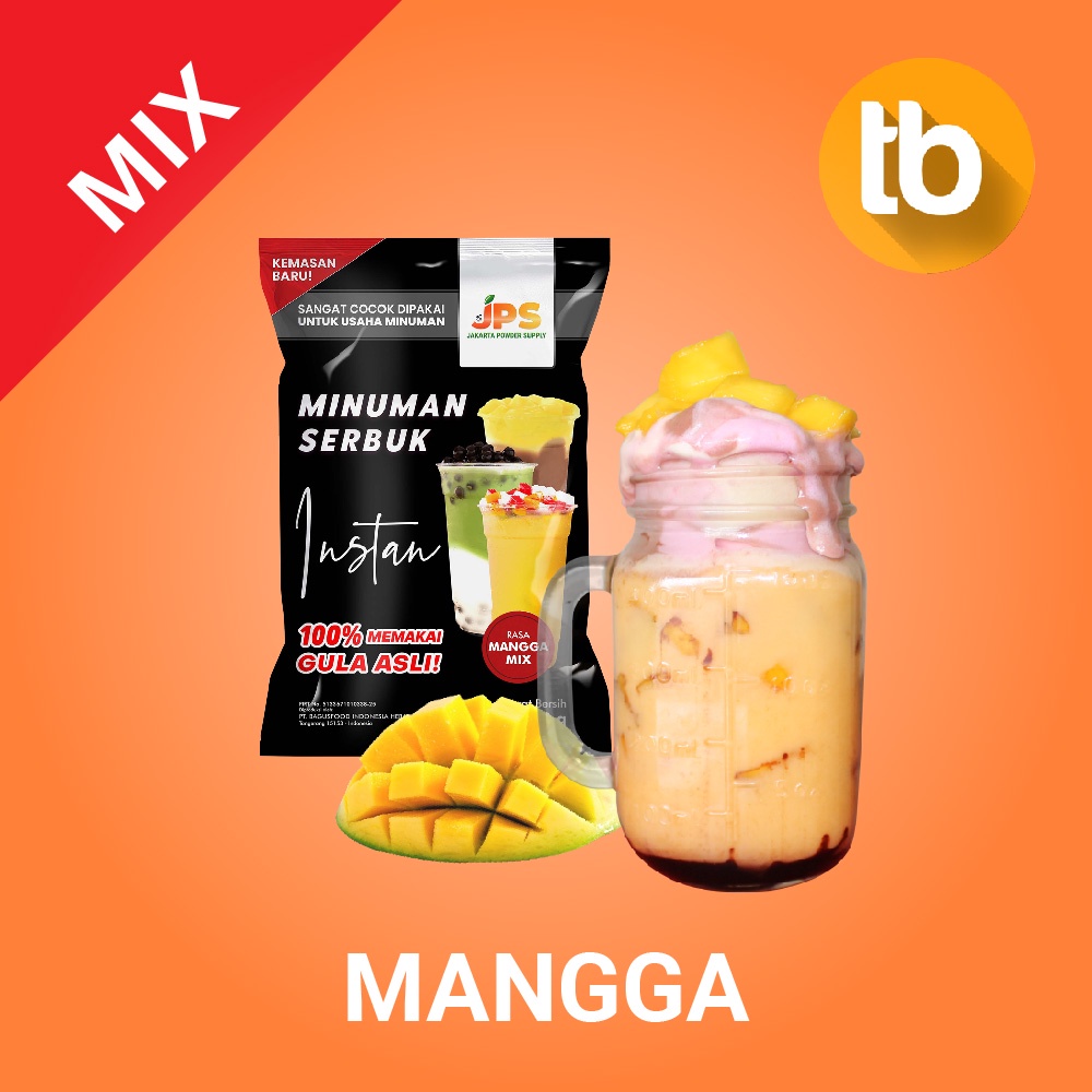 

JPS Powder Bubuk Minuman Serbuk Instan Rasa Mangga Mix Campur Gula 1Kg