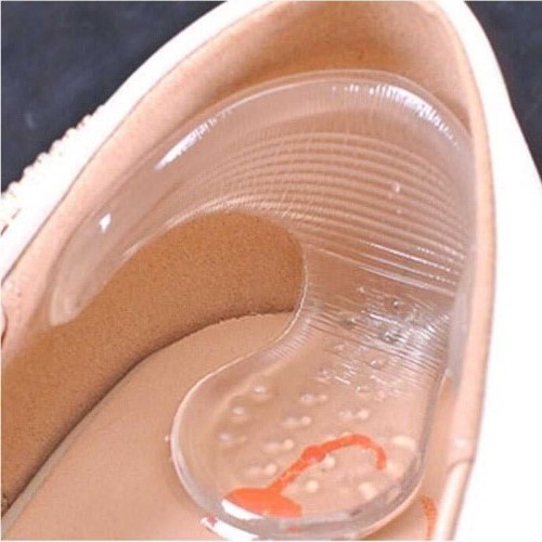 Sol Gel Silikon High Heel insole Pad Pelindung Tumit Kaki Luka Lecet