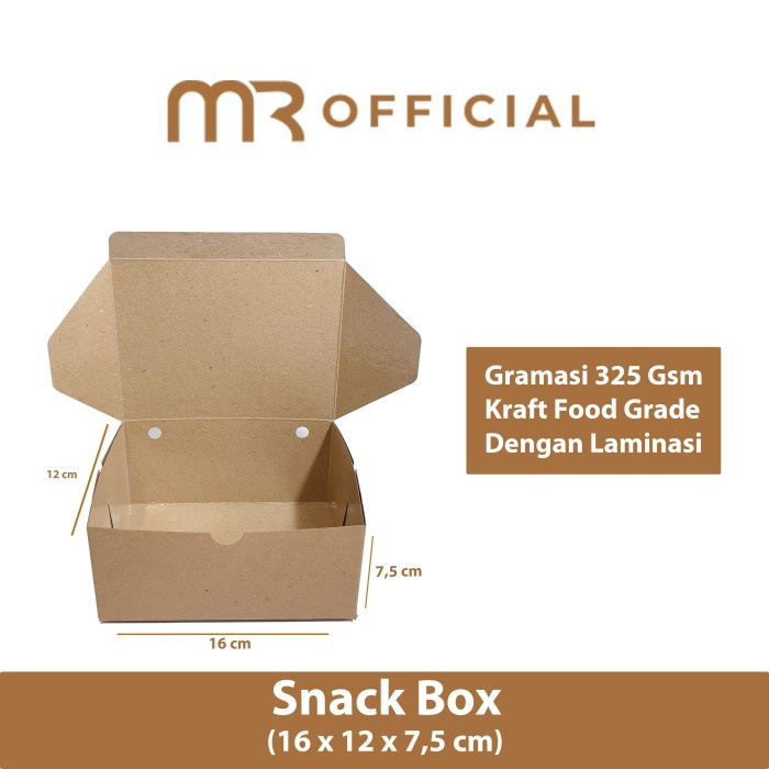 dus kotak ayam / snack box / dus kemasan ayam / karton box makanan