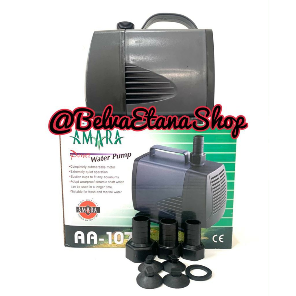 Amara  AA-107 Pompa Aquarium Pompa Celup Pompa Hidroponik Pompa Air Amara 107