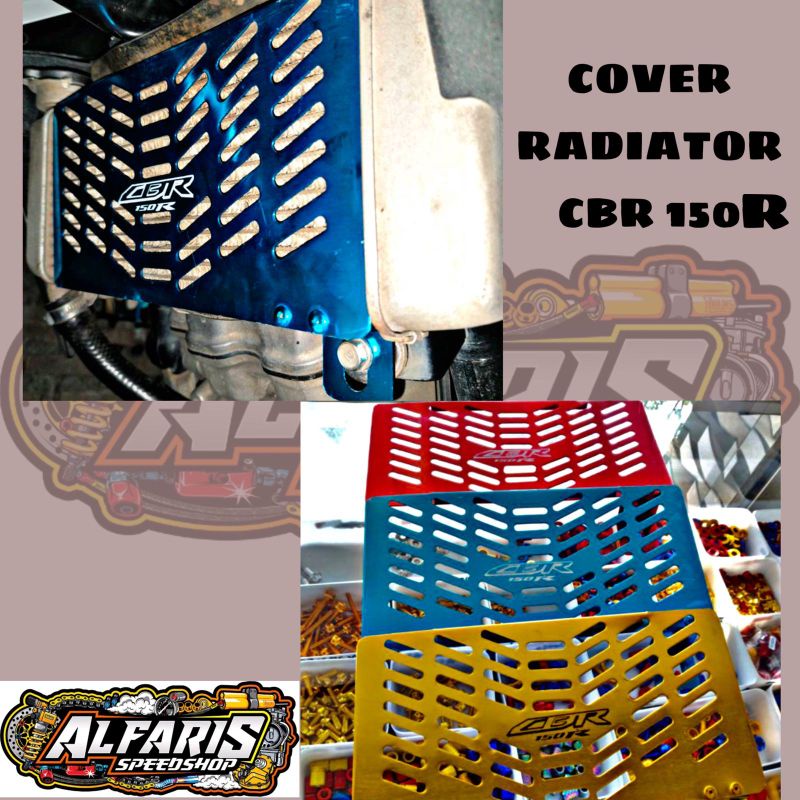 COVER RADIATOR CBR 150R COVER PELINDUNG RADIATOR CBR 150R CNC ALMUNIUM