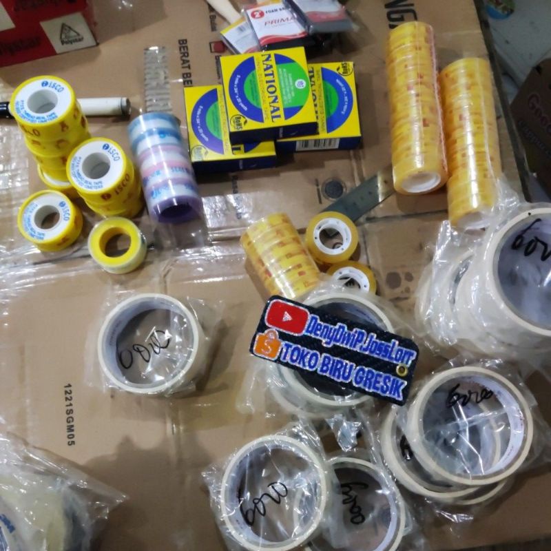 

isolasi bening kecil , isolasi kertas , selotip , isolasi nasional