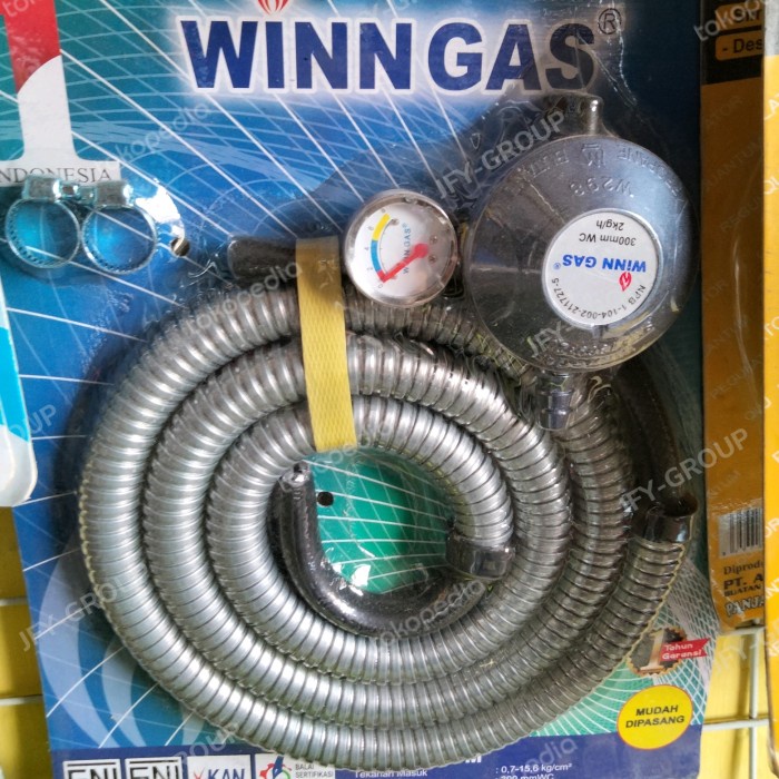 REGULATOR WINN GAS, REGULATOR PAKET SELANG WINN GAS,REGULATOR LPJ