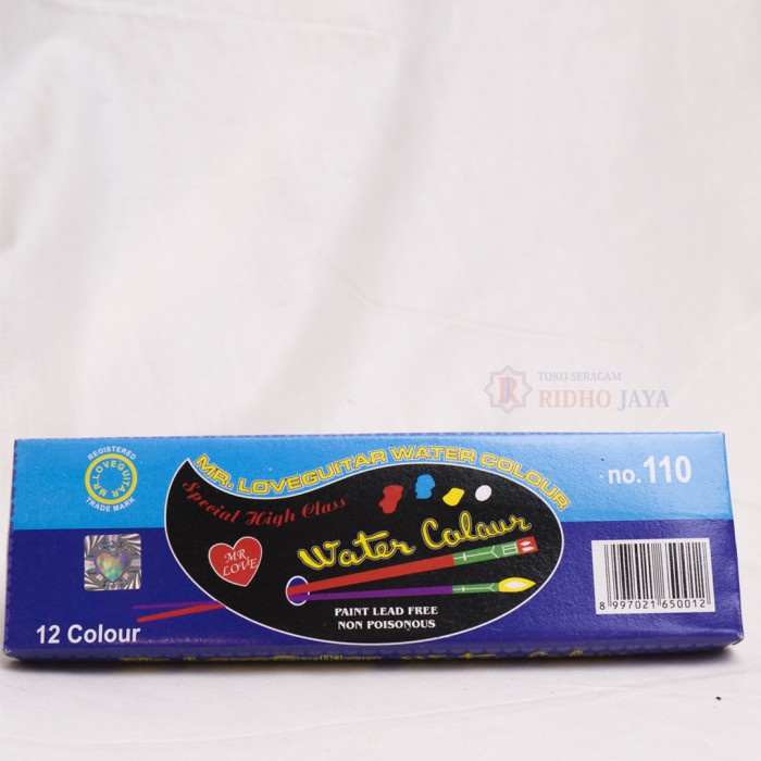 

Diskon Cat Lukis / Cat Air / Water Color Mr Love Guitar 12 Warna No. 120 Promo