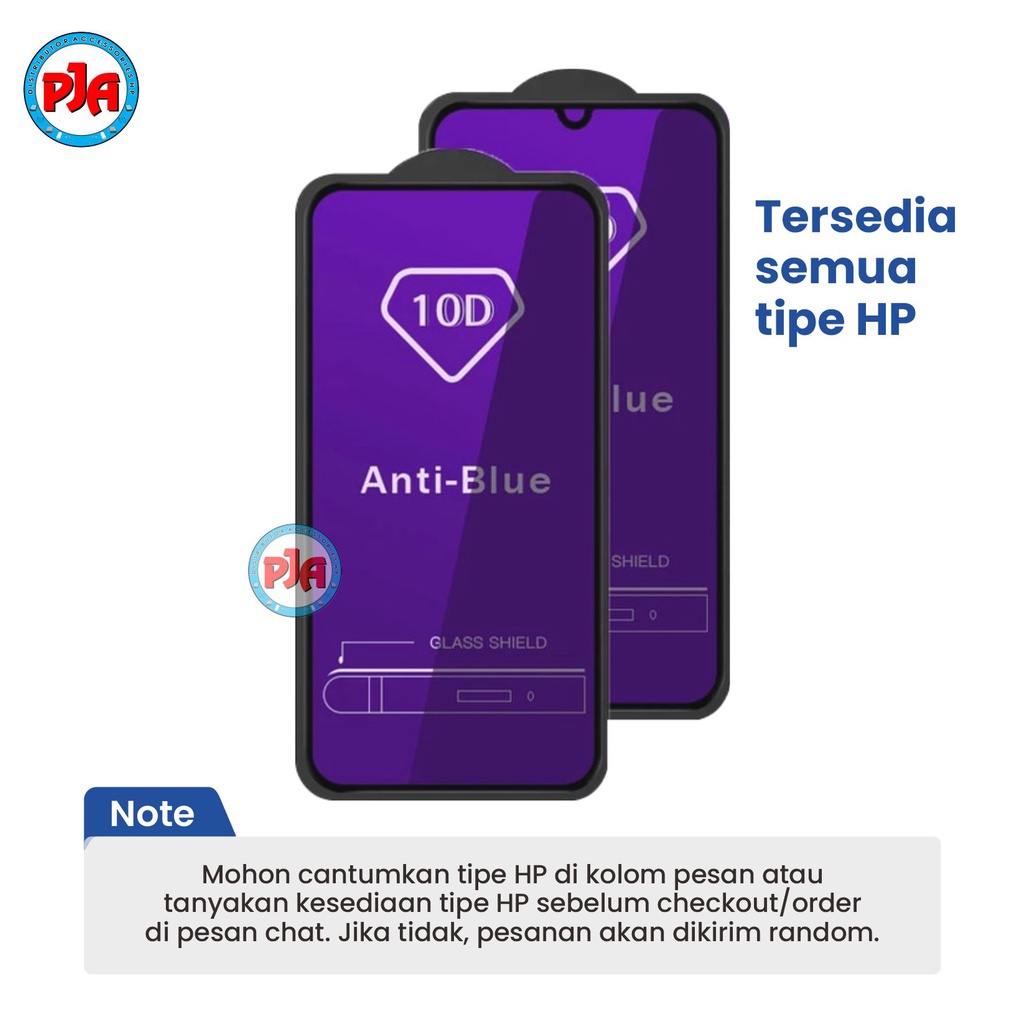 Tempered Glass Tg Anti Gores Blue Light Full Screen All Type