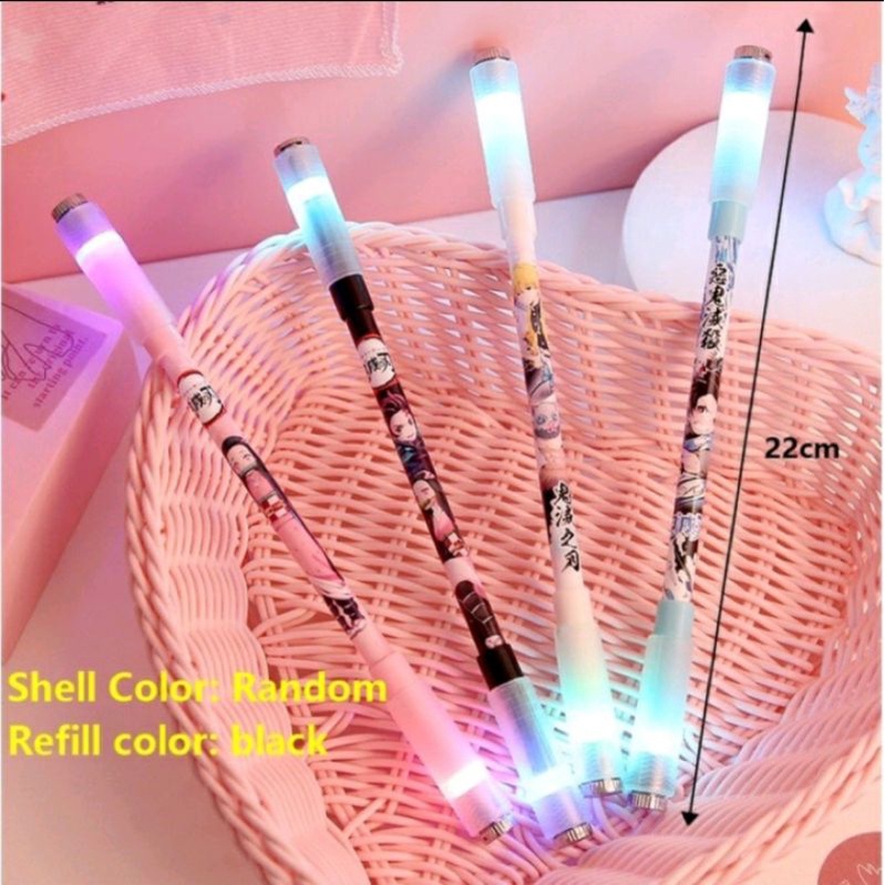 LED SPINNING PEN / PEN PUTAR / PEN AJAIB / PEN ANTI STRESS / PEN BALANCE BISA PILIH WARNA