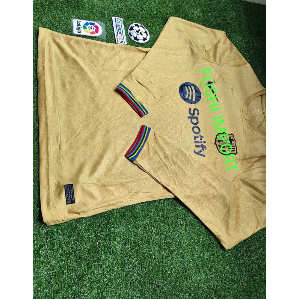 Jersey Baju Bola Barca Away 2022 2023 Lengan Panjang Long Sleeve Grade Ori