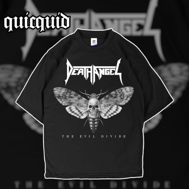 Kaos Band Metal DEATH ANGEL - The Evil Divide | Kaos Pria | Kaos Wanita | T-shirt Merchcons