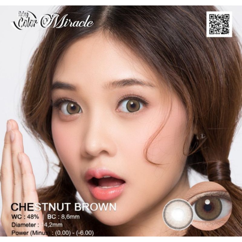 Living Color Miracle Softlens Warna Ukuran Normal Sampai -2.50