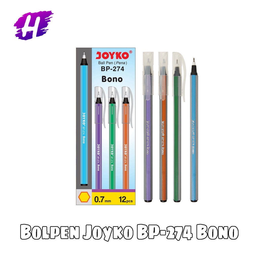 

1 Pcs JOYKO Pulpen BP-274 Bono Ballpoint