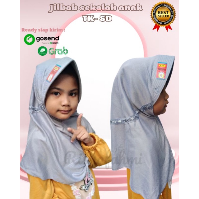 Jual Jilbab Kerudung Hijab Sekolah Anak TK SD/Jilbab Instan Anak ...