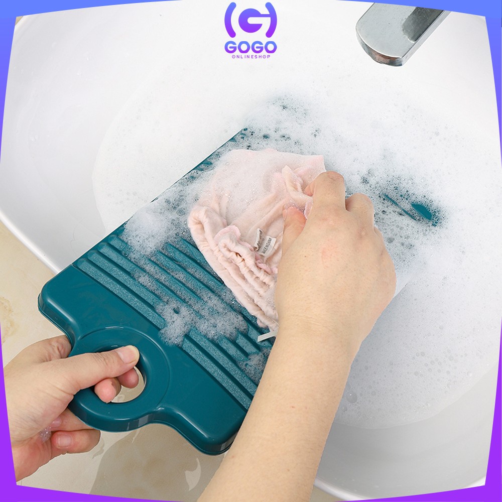 GOGO-C254 Papan Cuci Baju Alas Penggilesan / Papan Gilesan Pakaian Portable / Cuci Baju Manual