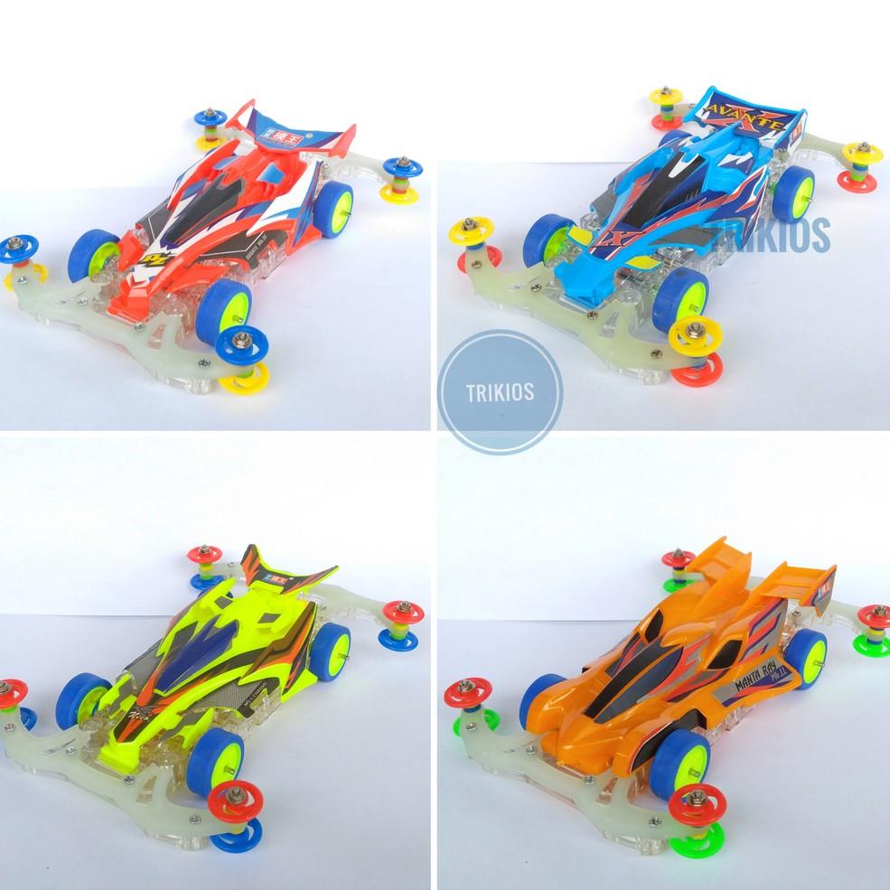 Tamiya Aoda Mini 4wd MS Chassis Clear Transparant RTR –PKB.18Oc22o