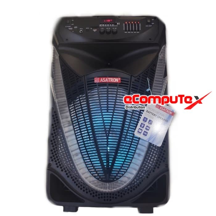 SPEAKER BLUETOOTH PORTABLE ASATRON DIAMOND 8873 KARAOKE 15 INCH KOPER GARANSI RESMI