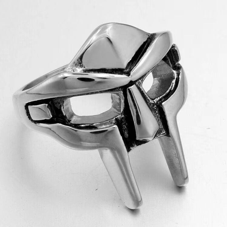 Cincin Desain Kepala Tengkorak Gaya hip hop Eropa Amerika