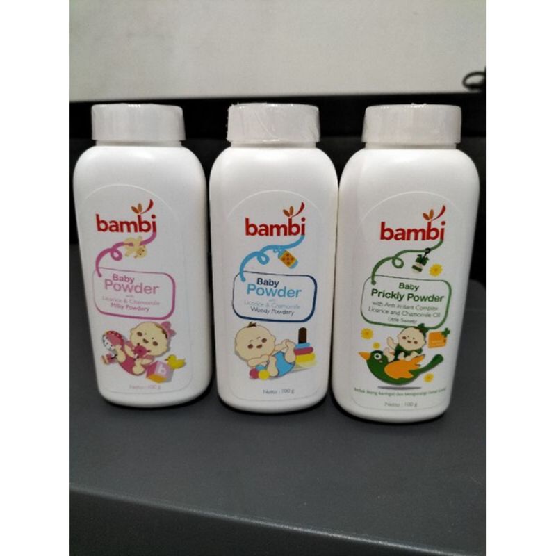 Bedak Bambi powder 100gr