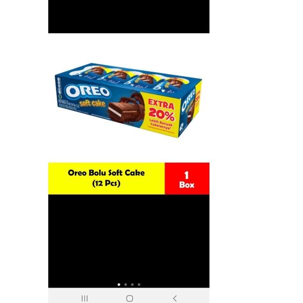 

10.10 Oreo Soft Cake Kemasan Baru EXTRA 20% 192 g Isi 12 pcs @16 g grosir