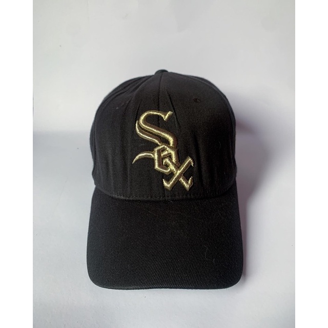 cap mlb white sox second