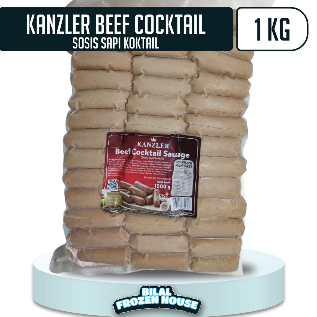 

BAH Sosis Kanzler Beef Cocktail Daging Premium Tanpa MSG