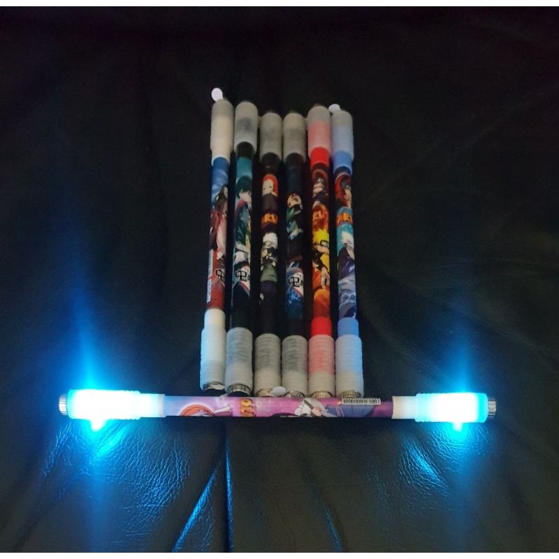 NARUTO LED SPINNING PEN / PEN ANTI STRESS / PEN BALANCE / PEN PUTAR