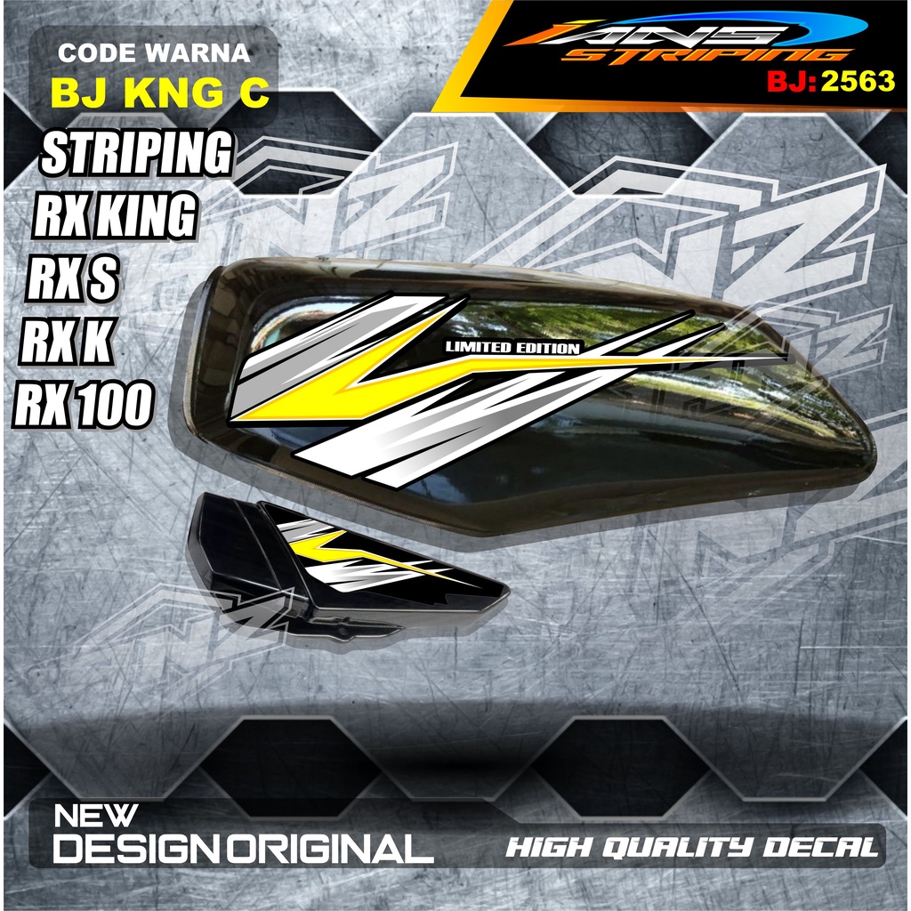 STICKER BODY MOTOR RX KING 2007 2004 2005 / STRIPING CUSTOM RX KING TERMURAH