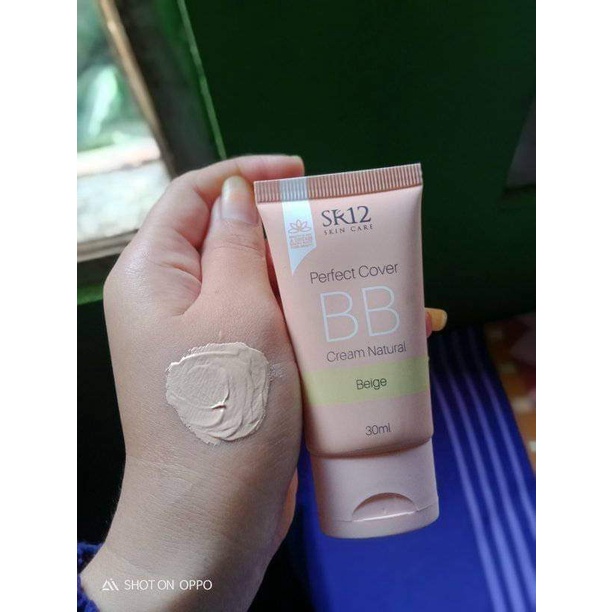 BB Cream SR12 Perfect Cover Natural Look Spf 20 Menutupi Flek Hitam Bekas Jerawat Mencerahkan Kulit Wajah