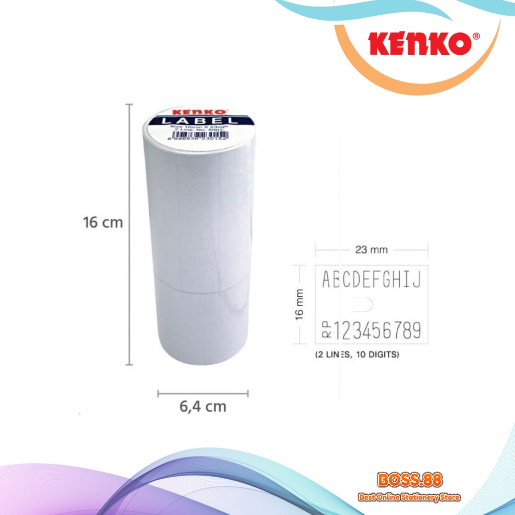 

PRICE LABEL / LABEL HARGA 2 LINE KENKO 5002