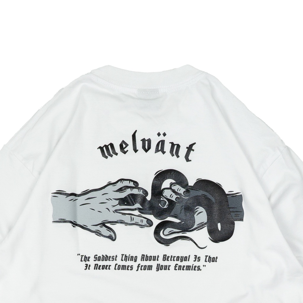 MLTS GILL WHITE - MELVANT LONGSLEEVE TSHIRT