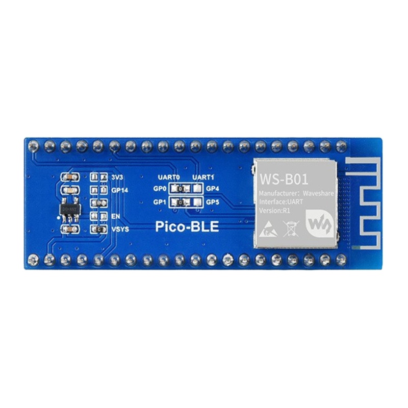 Btsg Pico Papan Ekspanding Kompatibel Bluetooth Untuk Raspberry Pi Dual-Mode BT5.1 Mendukung SPP Dan BLE Wireless Module 5v 6