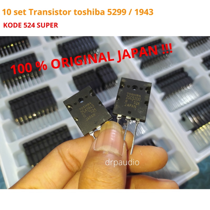 10set transistor toshiba 5200 1943 original japan